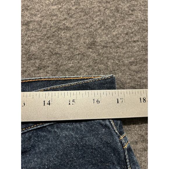Levis Jeans Mens Size 34x32 Blue 505 Regular Fit Straight Leg Medium Wash Denim - Picture 5 of 7